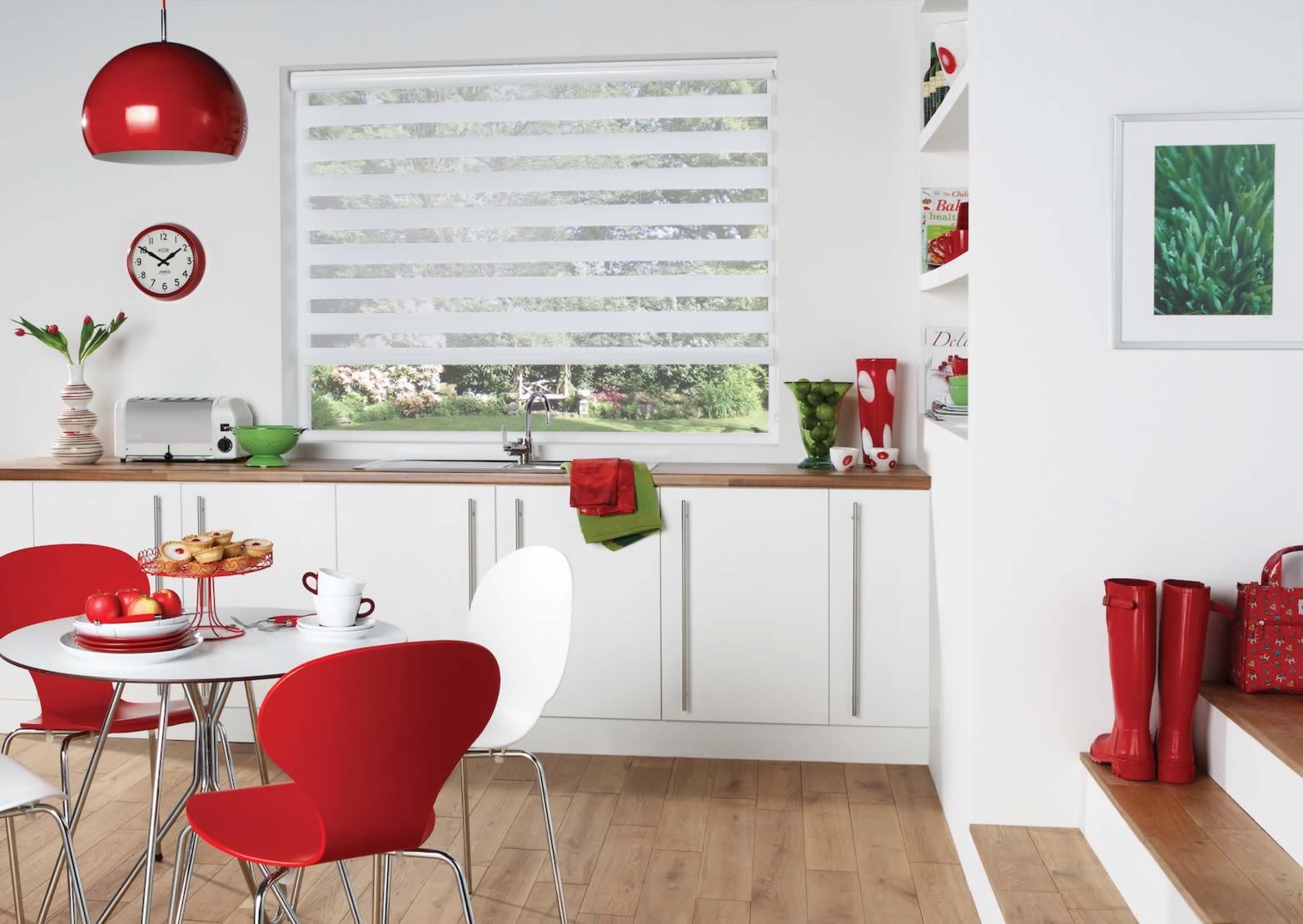 Day and Night Blinds - Capri Ice Open