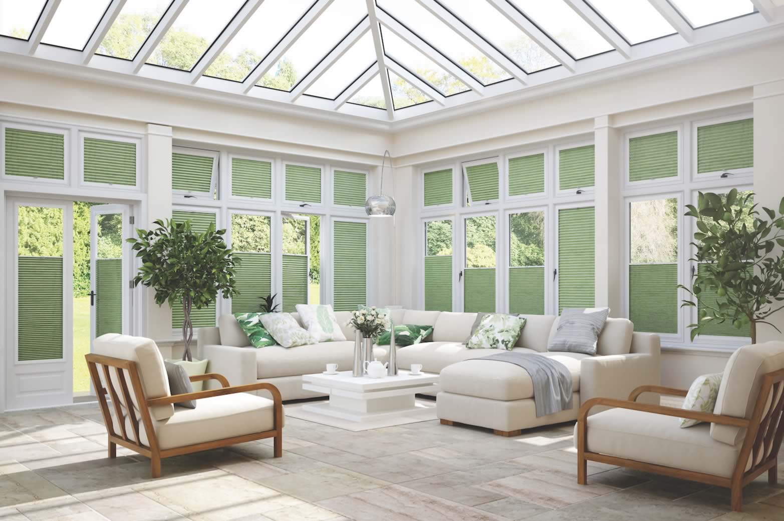 Perfect Fit Blinds - Belize Leaf Perfect Fit Pleated