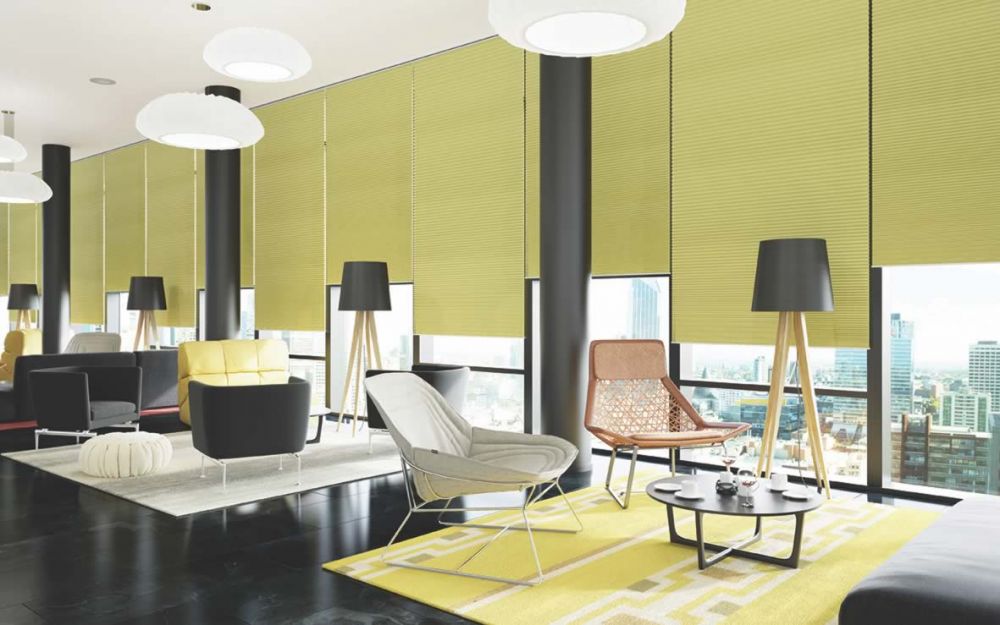 Pleated Blinds - Festival spc Spring Green
