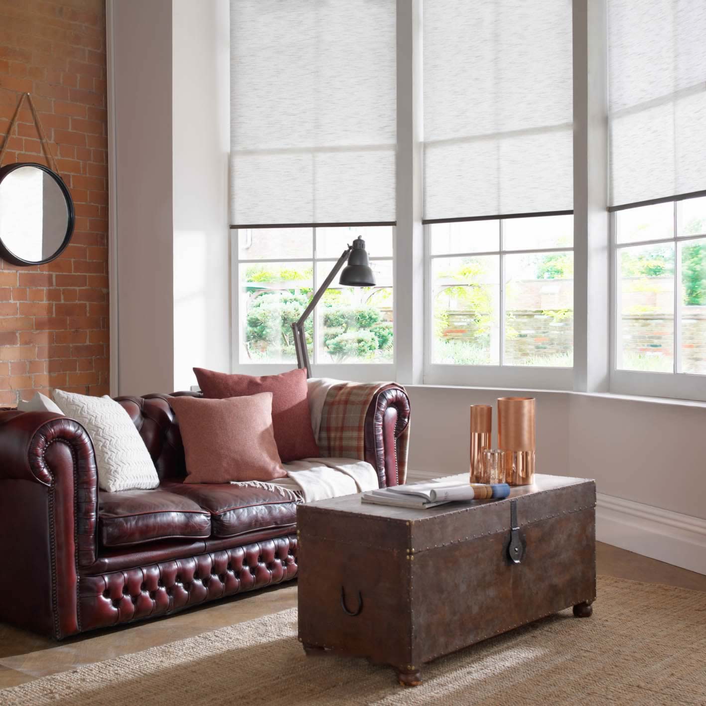 Roller Blinds - Linenweave Flax