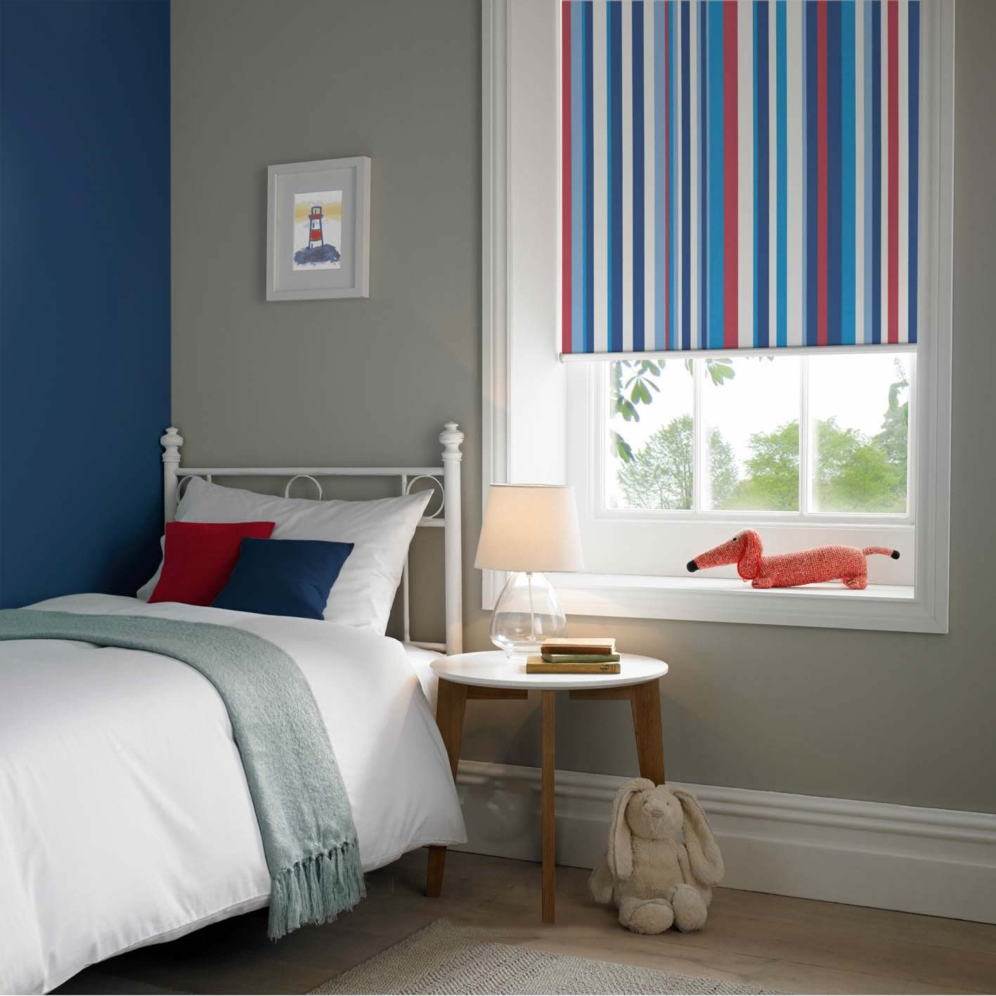 Senses Roller Blinds - Funky Stripe Blackout