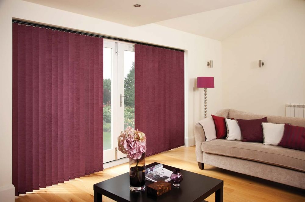 Vertical Blinds Mulberry