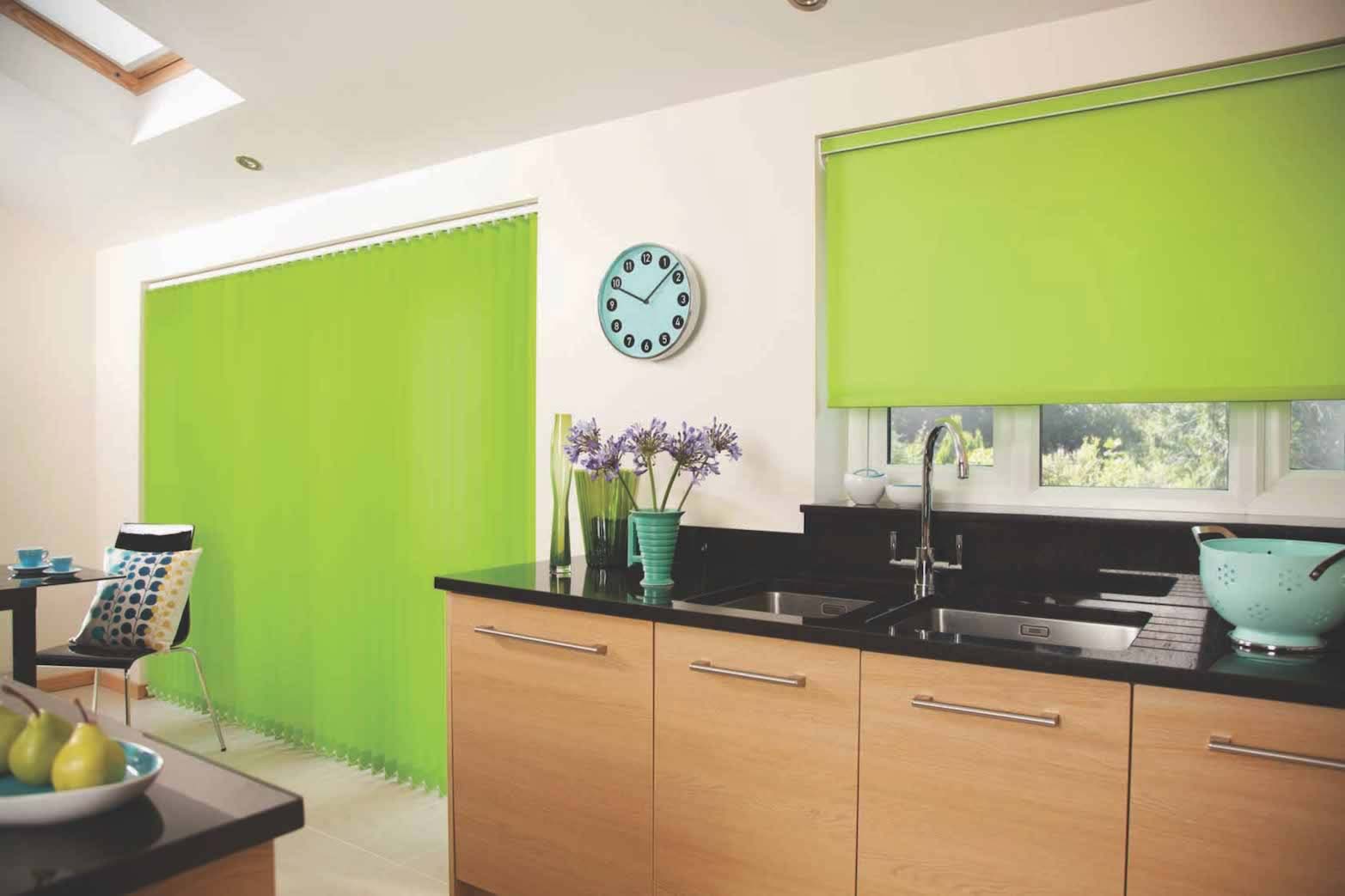 Vertical Blinds - Carnival Lime